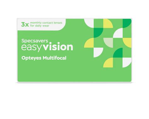 specsavers easyvision contacts